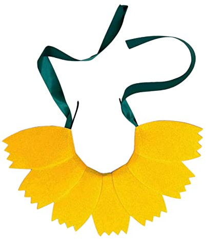 CAXUSD Sonnenblumen Haarreif für Mädchen Gelb aus Vlies für Fotos