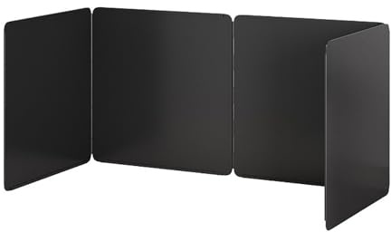 Spritzschutz Faltbar Herd Küche Anti Splatter Shield mit Antihaftbeschichtung Küchenrückwand , Platzsparender klappbarer Fettspritzschutz für die Küche und Herdschutz für Kochen Braten Herd Spüle ( Si