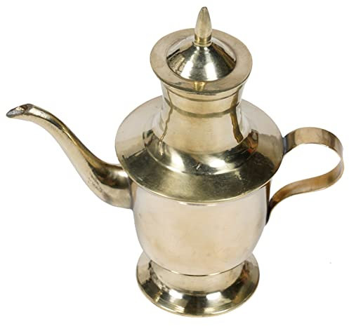 OKUMEYR Pot Di Offerta Antico Per Decorazione e Riti Buddisti Elegante Decanter Per Liquori Compatte Utensile Resistente e Decorativo Per Casa e Ufficio