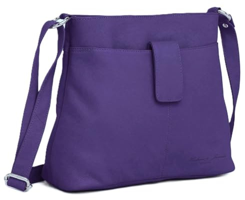 Hudson & James Borsa a tracolla da donna in vera pelle per tutti i giorni, a tracolla, per iPad