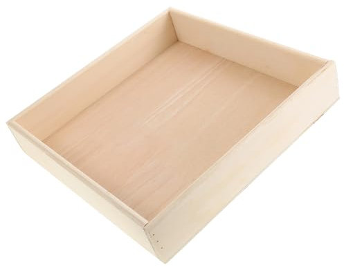 GARVALON Bandeja De Arenero Portátil De Madera Para Actividades Interiores y Exteriores Arenero Para Juguetes