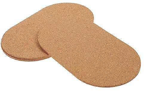 GRIRIW 3stücke Teiliges Hamsterrad Korkpad rutschfeste Laufrad-Matte Dicke Kratzfeste Bodenunterlage Für Kleine Haustiere Leise Nutzung Kompakt Und Leicht Für Hamster Laufrad