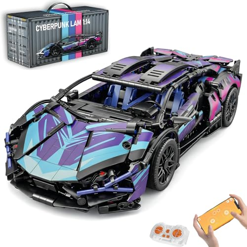 AoreSpty auto RC, auto telecomandata, 1:14 con LED Modello Kit