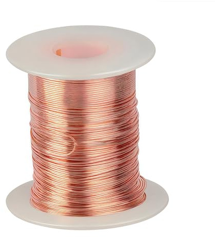 Marsred Reiner Kupferdraht, ø 1.0mmx20m 99,9% copper wire, T2 Blanker Kupferdraht, Basteldraht, Copper Wire für Schweißen, Experiment, Schmuck, DIY