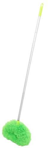 HOODANCOS Pulitore Ventilatore Soffitto con Estensibile in Alluminio Duster Riutilizzabile in Microfibra per Polvere Alta Parete Persiane Finestre Scale e Auto Spolverino Pratico e Versatile