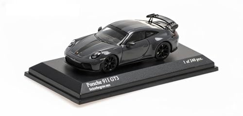 Minichamps 640064225 - Porsch. 911 (992.2) GT Grey with Weissach Package 2025 Limited Edition - Maßstab 1/64 - Modellauto