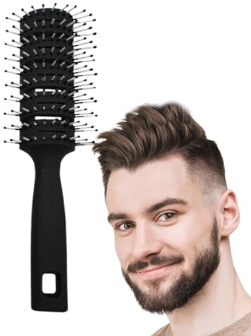 Spazzola per capelli a pagaia, pettine antistatico per massaggio a costine | spazzola districante per cuoio capelluto, manico ergonomico, strumento per capelli bagnati e asciutti, per donne e uomini