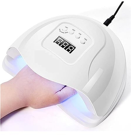 UV-Lampen für Gelnägel, Nageltrockner mit 1,5 m Kabel, Nageltrocknungslampe 66 LEDs, UV-Gellack und LCD-Display(4)