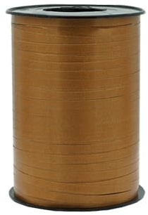 Polygeschenkband kupfer/gold 500 m / 5 mm, 1 Rolle(n)