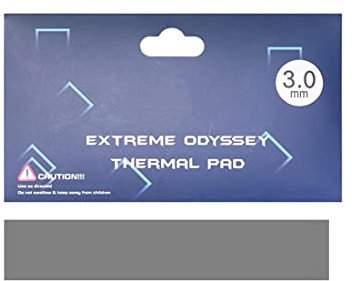 nkomax Pad Thermique 12,8 W/MK, 120x20x3mm, Thermal Pad en Silicone pour dissipateur Thermique/GPU/CPU/LED (3mm)
