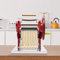 Macchina per la Pasta Rossa in Acciaio Inox - Manuale, Multifunzione per Spaghetti, Lasagne, Tagliatelle - Robot da Cucina Pastamaker