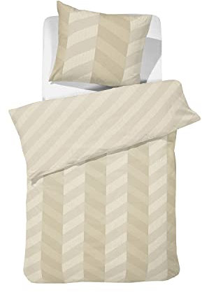 Damai - Housse de Couette - Atomy - Linge de lit - Couette - Parure de lit - Satin - Beige Doux