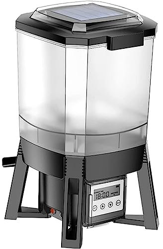 XDLYWUZIQ Automatic Fish Feeder, Electric Fish Food Dispenser, Fish Food Dispenser with Digital timer, Suitable for Feeding Pets Fish on Weekends/Holidays/Travel/Working Days