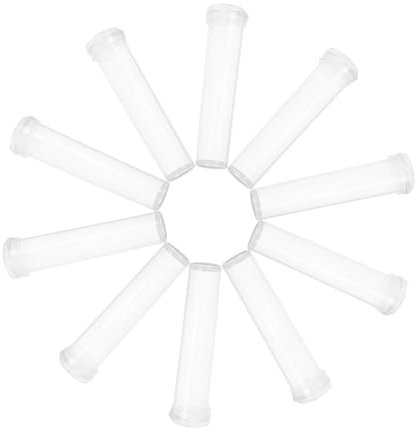 Happyyami Blumenröhrchen Kunststoff Für Floristen Floristenbedarf Frischblumen Wasserschlauch Mit Abdeckung Nährstofftube 200 Stück Transparent