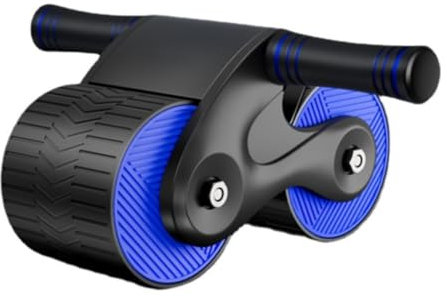 NMGHUTE Bauchroller Bauchmuskeltrainer Bauchtrainer Automatisches Rückprall-Bauchrad-Kit, Bauchmuskel-Roller, Trainingsgerät Für Das Rumpfkrafttraining Bauchrad Bauchtrainer ab Roller(Blue)