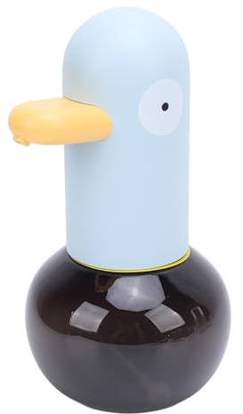 Automatic Foaming Soap Dispenser, Cute Cartoon Duck Touchless Hand Soap Dispenser, Touchless Precise Sensor Foam Soap Dispensing Device for Bathroom Kitchen, Fast Sensing (Type 1)
