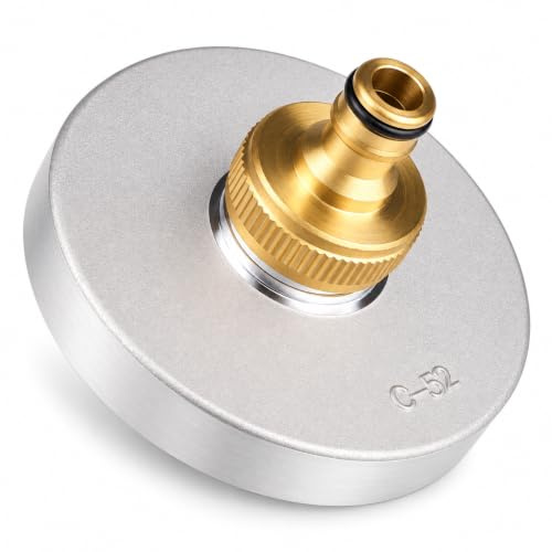 Raccord C Storz C-52 - Filetage extérieur 1 sur système à clic - Raccord de pompier en aluminium/laiton