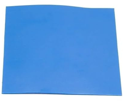 Almohadilla térmica de Silicona de lámina Completa de 100 mm x 100 mm x 1,5 mm, Almohadillas térmicas conductoras for reparación de computadoras, 1 Pieza