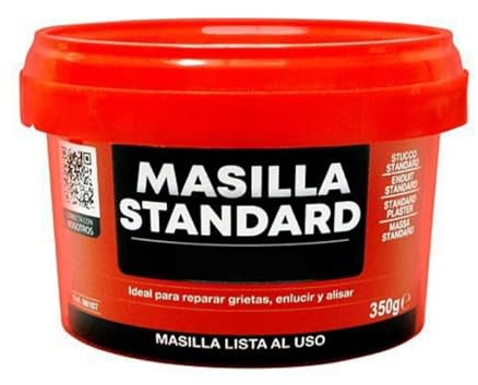 YIJIA | Masilla Standard – Ideal para reparar grietas, enlucir y alisar, Masilla lista al uso 350 gramos - Secado Rápido, Alta Adherencia y Fácil Aplicación - Color Blanco