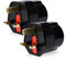 kwmobile 2X Reiseadapter Adapter Stecker für England - Reisestecker Stromadapter Schuko EU zu UK Steckdose - Travel Plug Schottland Irland in Schwarz