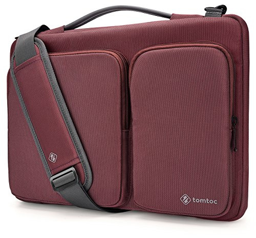 Tomtoc - Bolsa protectora para portátil Dell XPS 15, MacBook Pro 15, A1990 A1707, Surface Laptop 3 15, funda impermeable para Ultrabook 14 Acer, HP, Dell Chromebook, ThinkPad X1 Carbone
