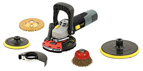 Fartools PMF1300 Surfaceuse multi-matériaux 1400 W 5en1 : ponçage (bois/plâtre), décapage, lustrage, meulage et surfaçage béton - vitesse variable