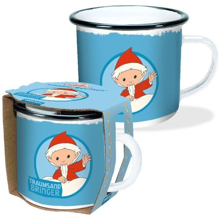 TROTSCH - Unser Sandmännchen Emaille-Becher Traumsandbringer: Emaille-Becher Sandmann