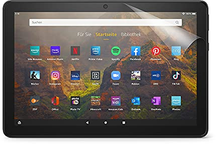 NuPro Displayschutzfolie für Amazon Fire HD 10 und Fire HD 10 Plus (11. Generation – 2021), Doppelpack, Vinyl