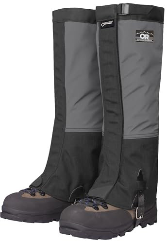 Outdoor Research Men's Crocodile Classic Gaiters, Storm/Black, XX-Large