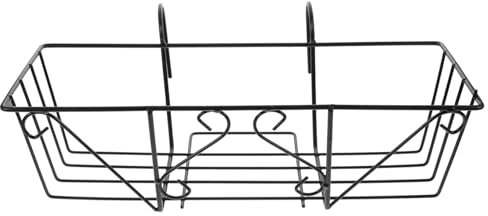 Gogogmee 1stück Pflanzenständer Für Wandmontage Quadratisches Blumenregal Für Blumenampeln Für Balkon Garten Und Innendekoration Schwarz Langlebig Und