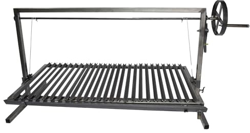 Ferro Argentino Style Santa Maria Grill - V Angle - Taglia M (101.6 x 50.8 cm) 100 x 50 cm (Ferro Argentino Style Santa Maria Grill - V Angle + Braciere)
