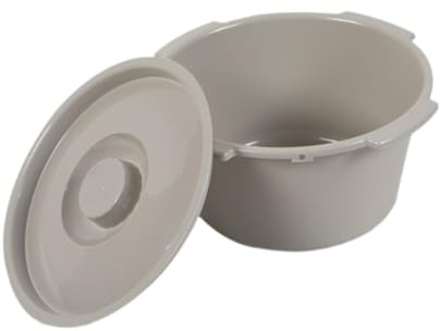 predolo Toilettenstuhl Ersatzeimer Eimer Behälter Halbeimer für Toilettenstuhl für Senioren