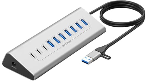 Hub Docking Station USB Tipo C Splitter Adattatore di Ricarica Adattatore Multiplo 7/10 Porta Adattatore di Alimentazione Per Accessori Del Computer Portatile del PC