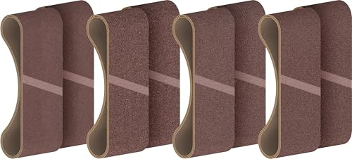Bosch 20 bandas de lija PRO X440 para lijadoras (para pintura sobre madera, madera dura, Ø mm, lijadora de banda accesorio profesional)