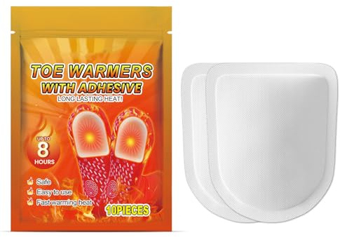 Zehenwärmer Lange Heizung 8 Stunden Warm Fußwärmer Zehenwärme Pad für Outdoor-Aktivitäten Thermischer Komfort
