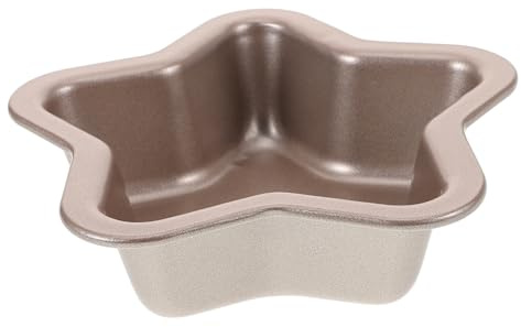 CIYODO Stampo per Torte Stella in Acciaio al Carbonio con Rivestimento Ptfe Antiaderente Forma Ristorante e Hotel per Dolci Budini e Pane