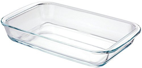Judge Kitchen Glass Roaster, Thermal Shock Resistant, 29.5cm x 18cm x 5cm Oven Safe Dishwasher Safe, 1.5L