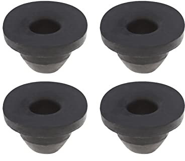 Create idea 4PCS Windshield Washer Wiper Pump Spray Motor Rubber Grommet Seal Cap 443955465 Compatible with VW Golf Compatible with VW Polo Compatible with VW Bus T3 T4 T5 Car Accessories