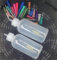 Set di flaconi erogatori, flaconi erogatori da 50 ml con 21 aghi erogatori, per fai da te, quilling, pittura acrilica, erogazione di olio, lavori creativi e artistici e hobby