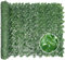 Artificial Ivy Privacy Fence Screen, 5m x 1m Garden Screening UV Protected Hedge Roll Screen, Faux Vine Leaf Decoration for Outdoor Garden Wall Free 50 Green Nylon Ties (39.37 * 196.85 inch)