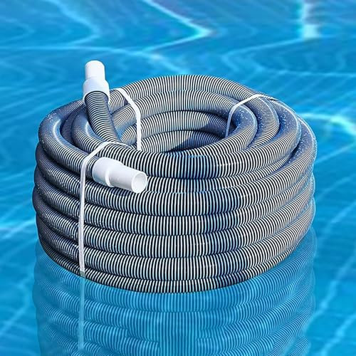 poolschlauch Schwimmbad-Saugschlauch - 1,5 Zoll, 2 Zoll Durchmesser Pool-Reiniger-Schlauch-Ersatz Für Oberirdische Und Unterirdische Schwimmbecken - Vakuumschlauch Für Die Poolreinigung(1 1/2 in - 20m