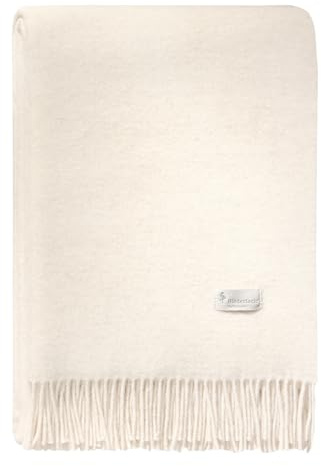 biederlack Kaschmirplaid Uni 150 x 200 cm Marmor - Stone
