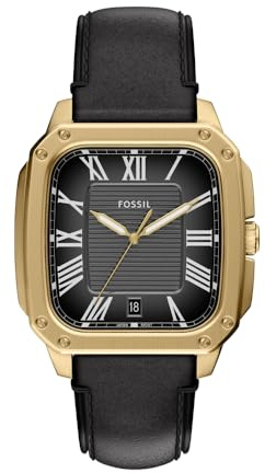 Fossil Crosby Men's 42MM Gold-Tone Stainless Steel Watch, FS6151