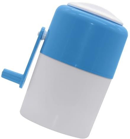 FONDOTIN Mini Picadora de Hielo Manual para Hogar Trituradora Portátil para Granizados y Smoothies Utensilio de Cocina Compacto y Duradero Fácil de Limpiar para Uso Doméstico
