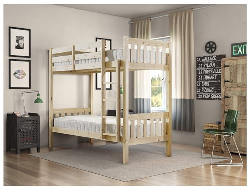 STRICTLY BEDS&BUNKS Cypress Bunk Bed, 3ft Single