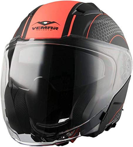 Vemar Feng Hive Jethelm Schwarz/Orange L (59/60)