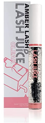 Lash Juice by Amber Lash, 3-in-1 Coating Essence and sealant for Eyelashes with Extensions and or Lift Perm, Protect and Nourish to Promote Healthy Eyelash 15ml / 0.51 fl oz (Clear)