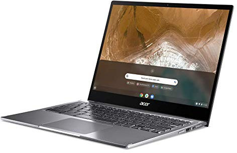 ACER Chromebook Spin mit Touchscreen | 13.5 Quad-HD IPS | Intel Core i5-10210U | 8GB RAM | 128GB eMMC | Chrome OS | QWERTY Tastatur