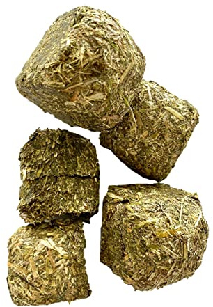 Fieno in wafer per cavalli | Foraggio per Cavallo | Ricchi di fibra | Pasto completo - sacco da 18 kg