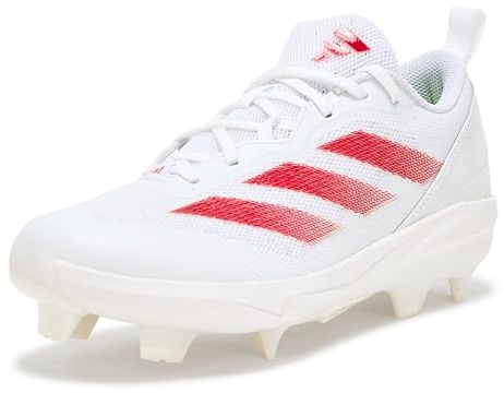 adidas Adizero Instinct TPU Softball, Scarpe da Ginnastica Donna, Bianco Team Power Red Bianco, 39 1/3 EU